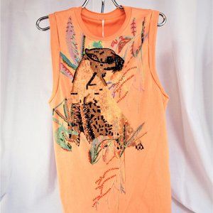 Free People Beaded Sequin Tank - NWT